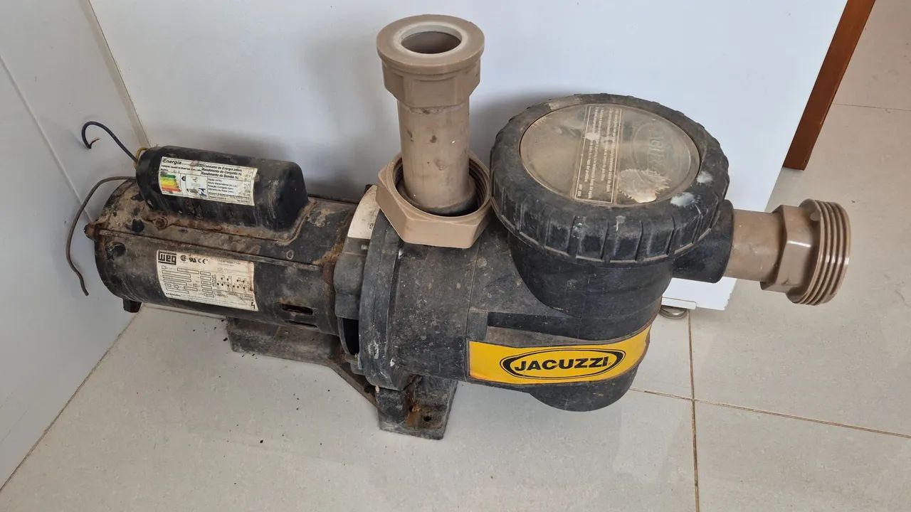 Bomba hidromassagem Jacuzzi 1CV - Não Funciona
