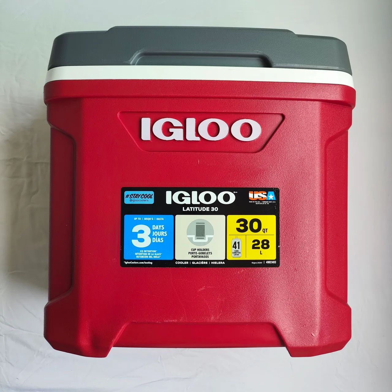 iGloo Cooler Caixa Térmica importada cabe 41 latas