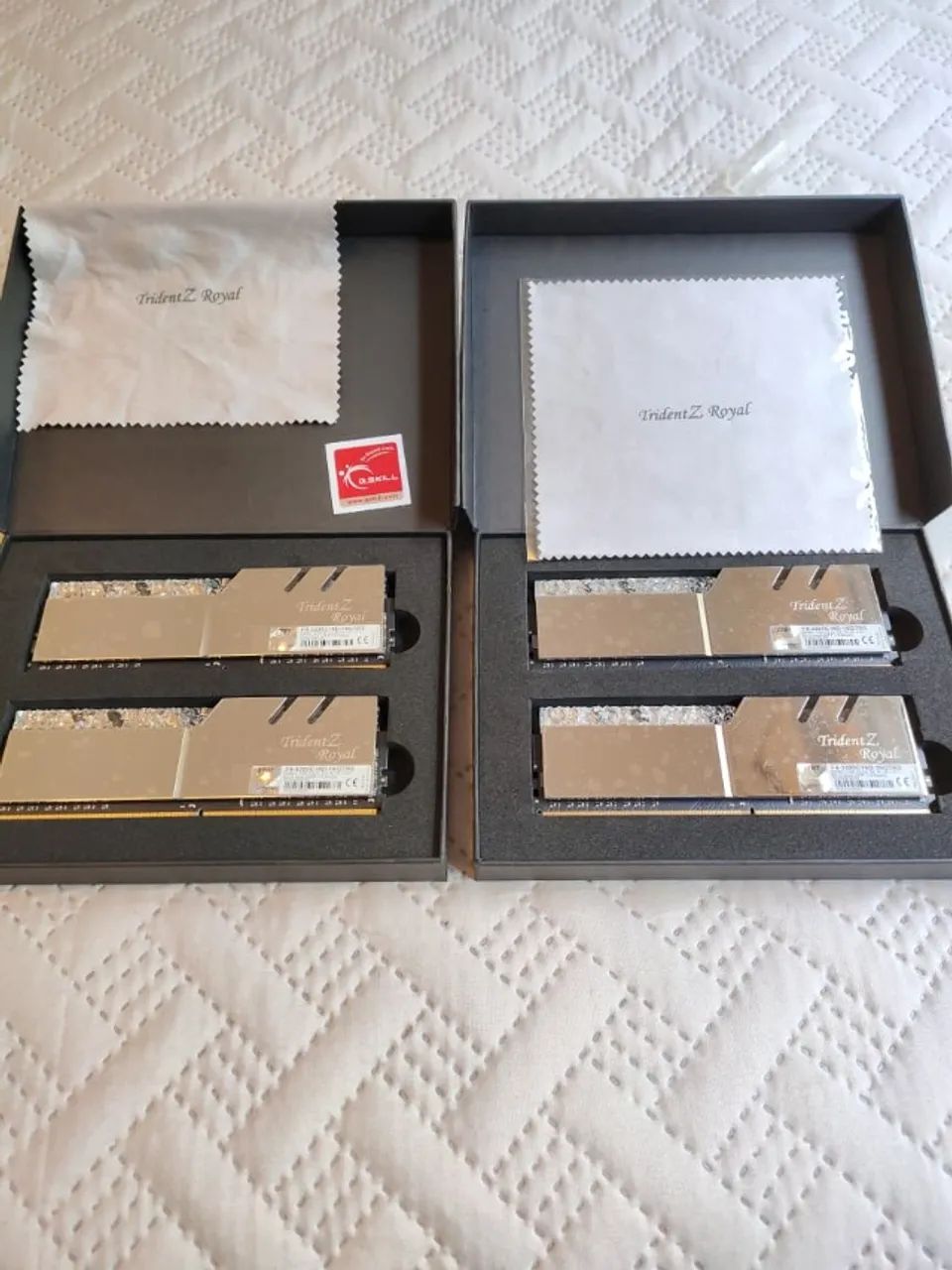 Memória Ram G skill Trident Z Royal Ddr4 32gb 3200mhz 4x8gb