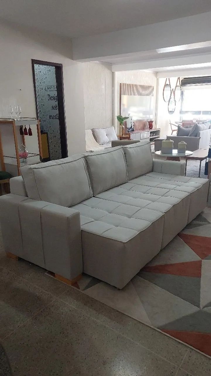 Sofá Marrocos retrátil molas enssacadas - Foto 2