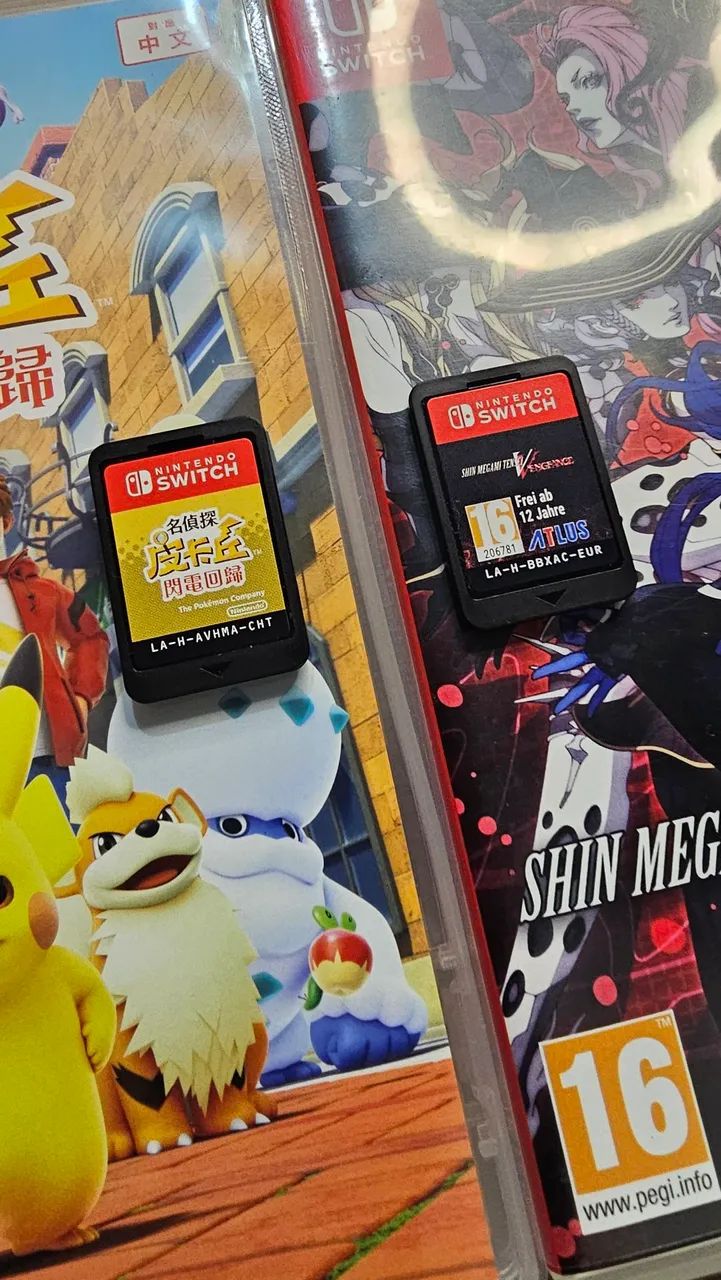 Combo 2 (dois) Jogos Shin Megami Tensei V Vengeance + Detetive Pikachu Nintendo Switch - Foto 4