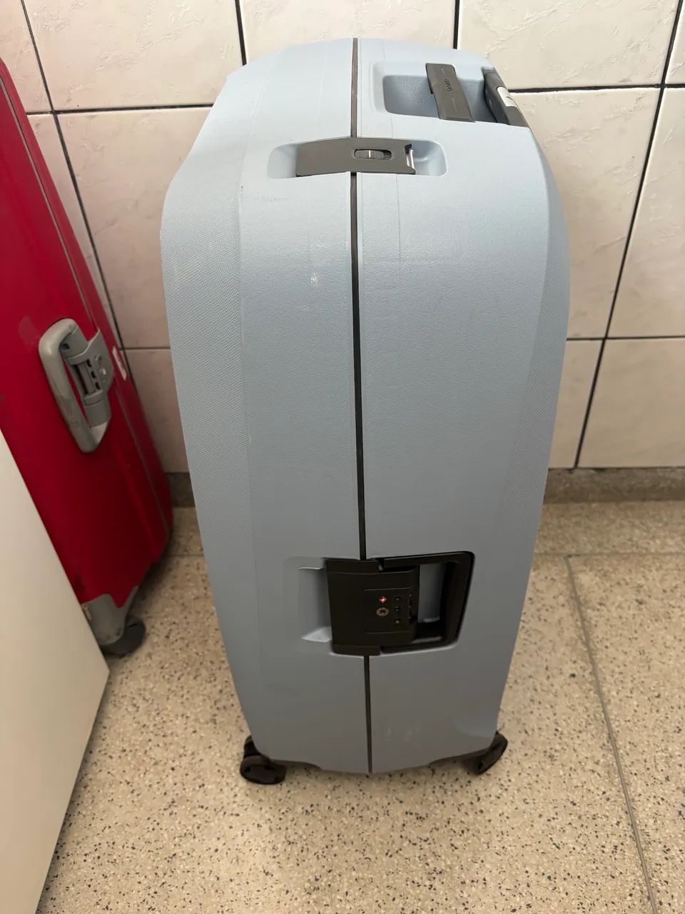 Mala samsonite Rígida 23kg azul claro  - Foto 3