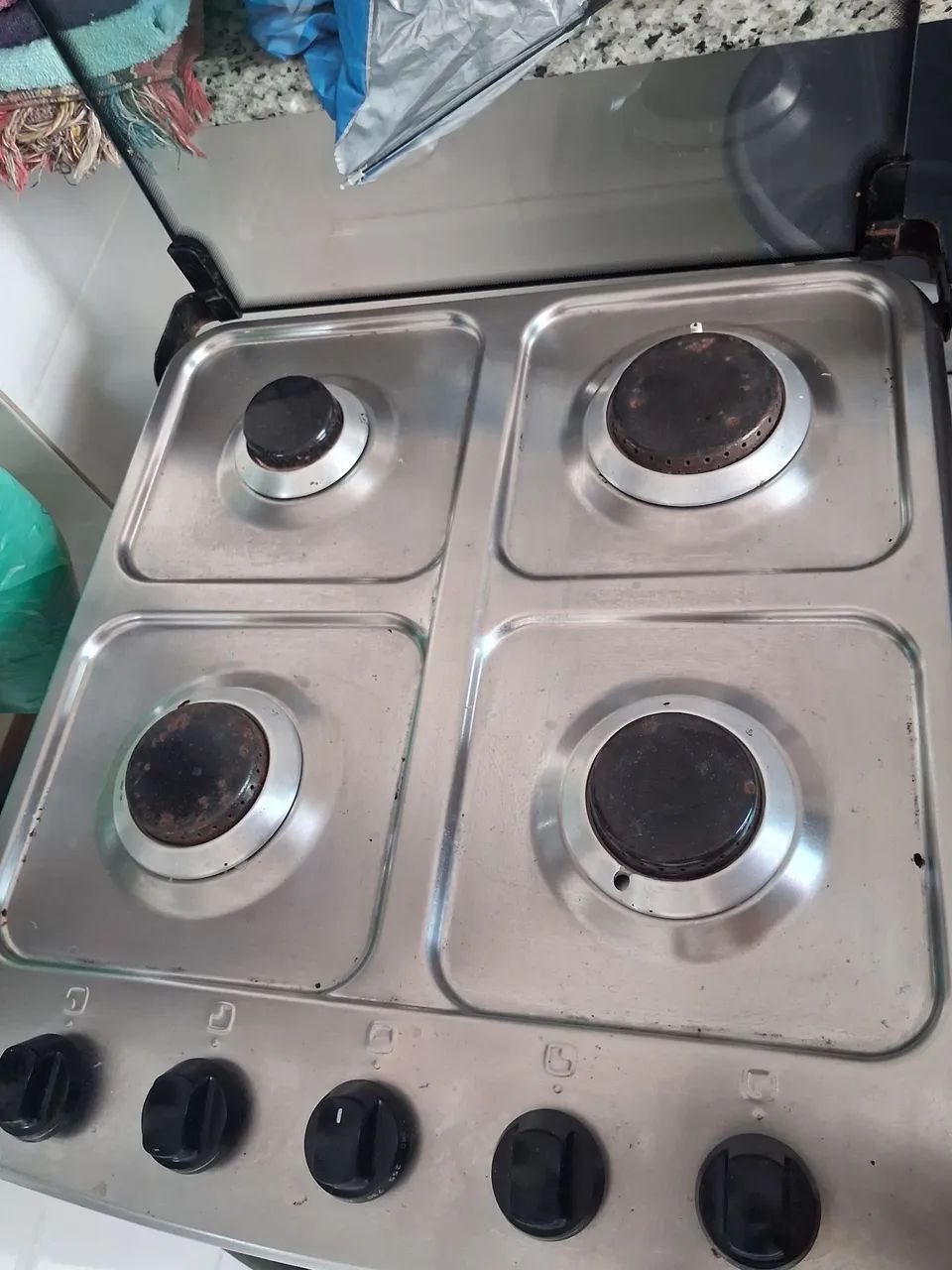 Fogão inox 4 bocas - Foto 3