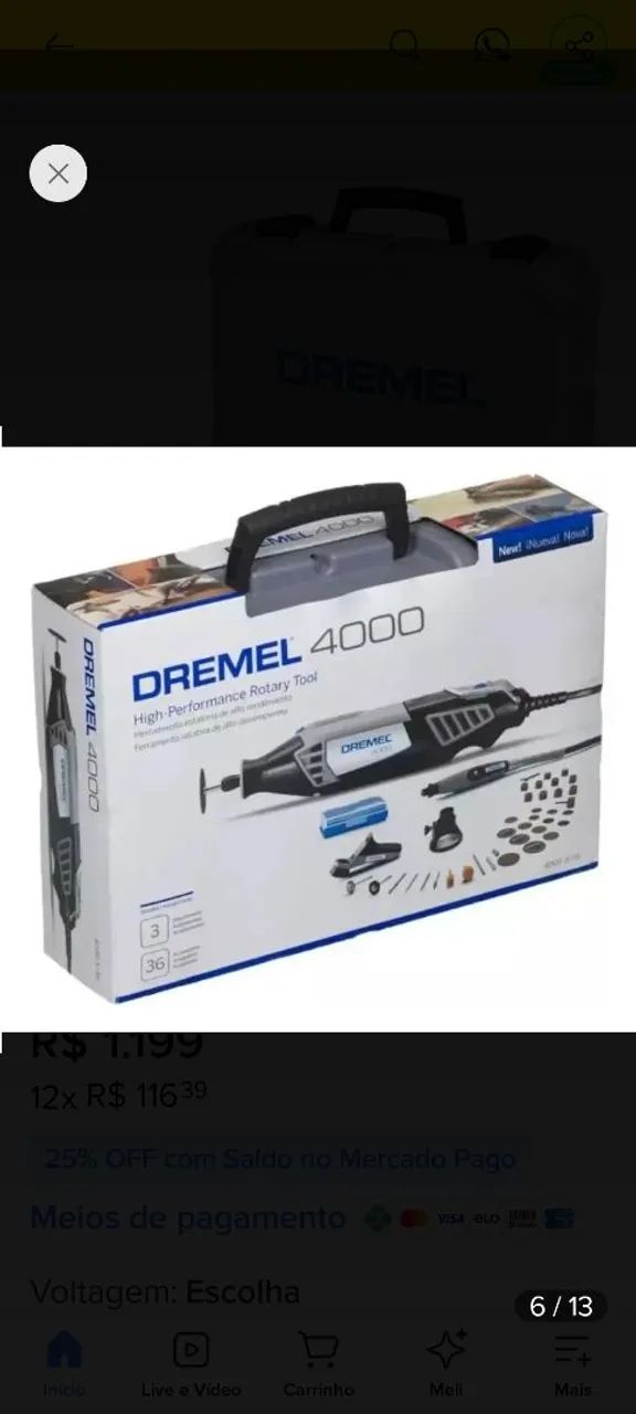 Micro Retifica Dremel 4000