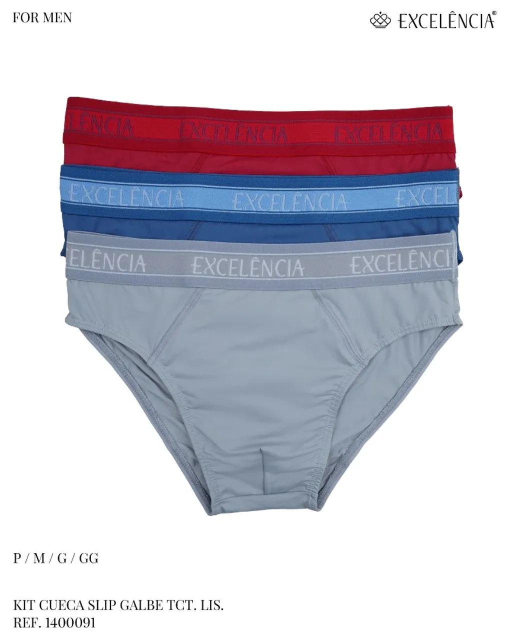 Kit de cuecas com 3