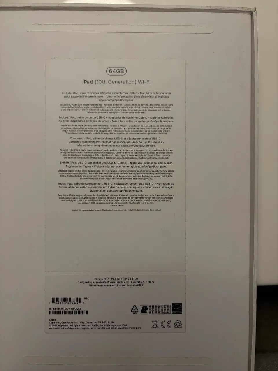 iPad 10 Geração 64 Gb Azul - Foto 5