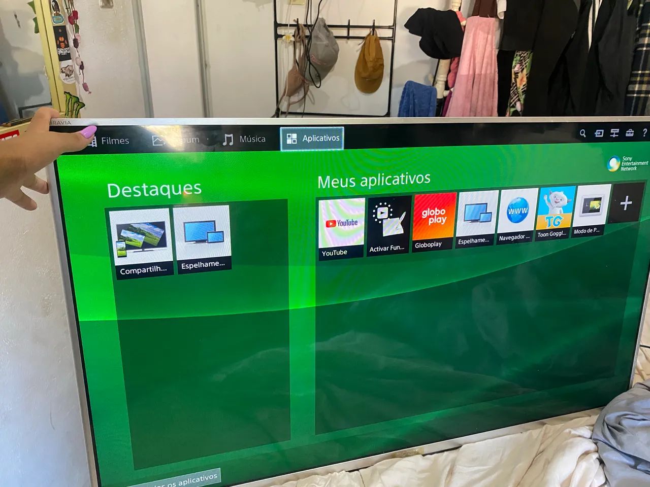 Smart TV LED de 42 polegadas com resolução Full HD