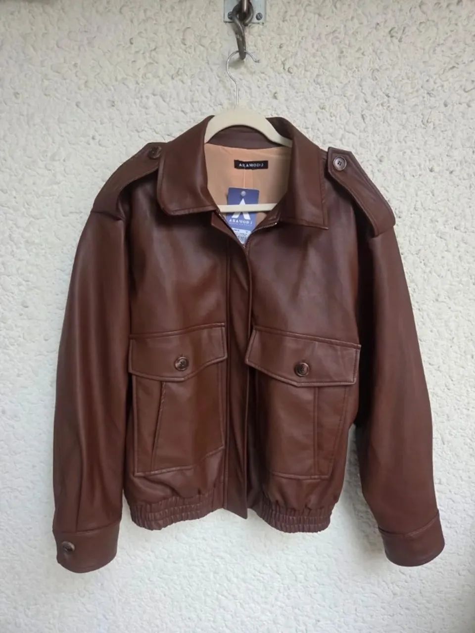 Jaqueta Oversized Bomber Aramodu - Foto 2