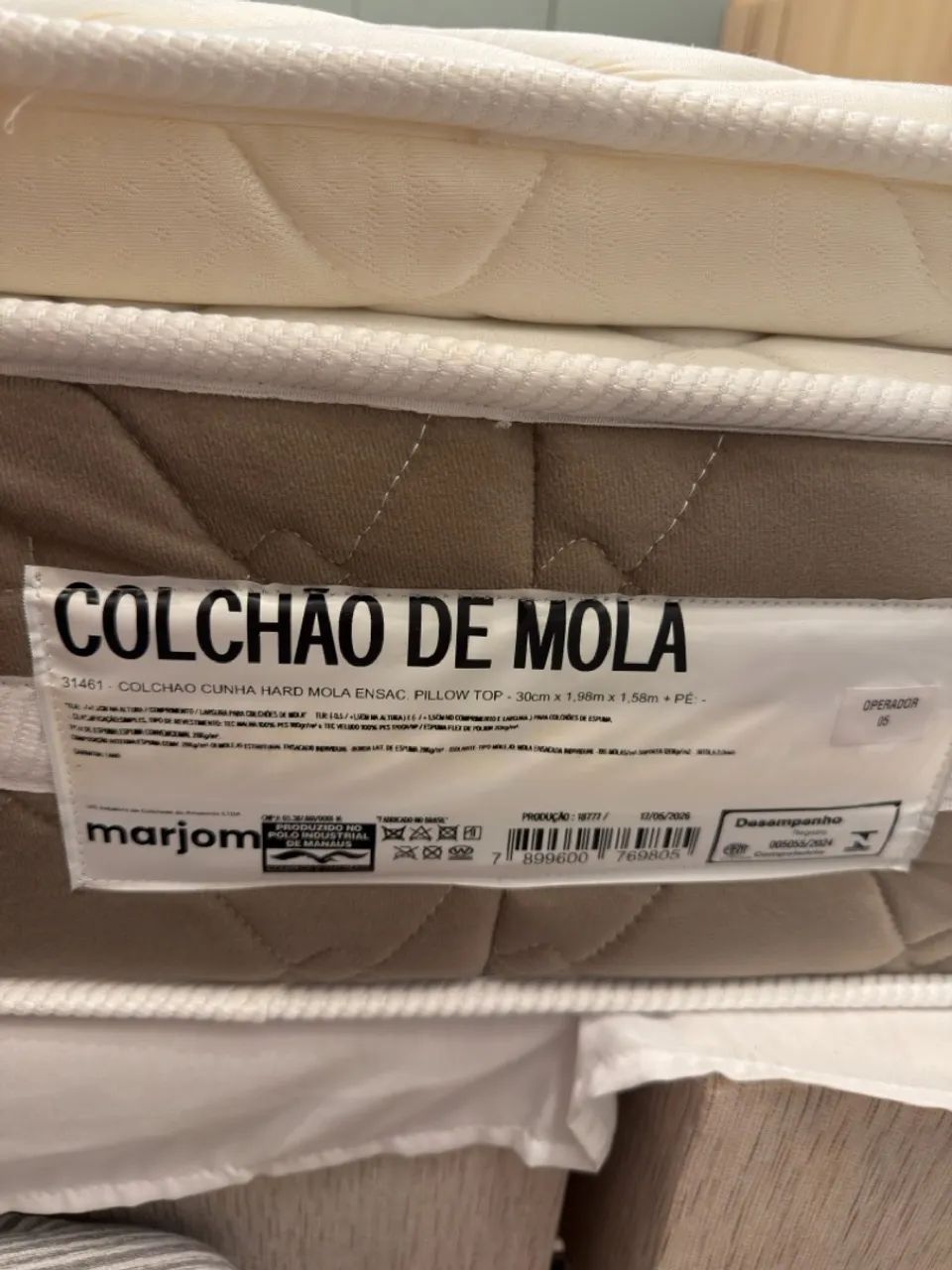 COLCHÃO MARJOM + BASE - Foto 3
