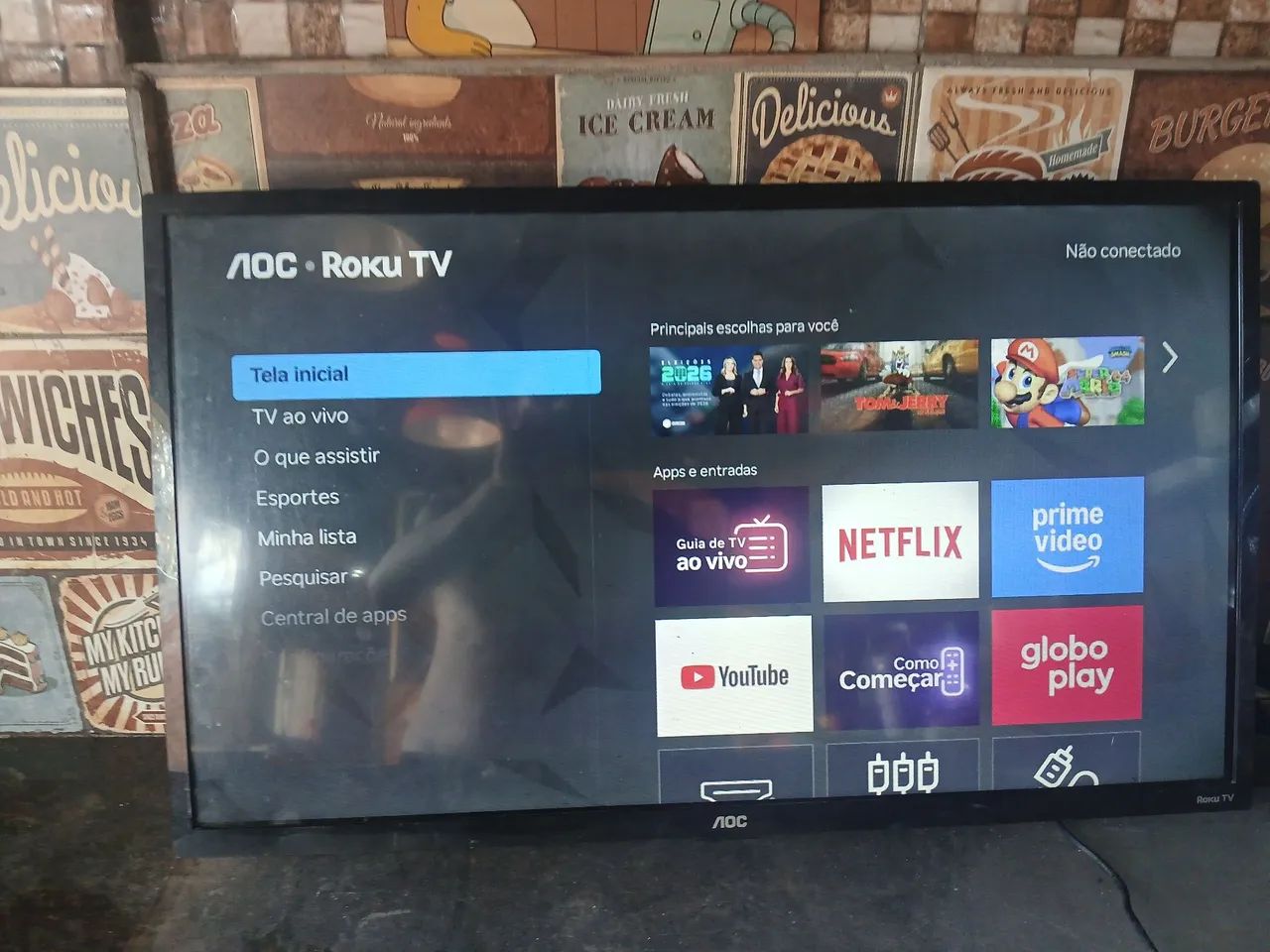 Tv 32 AOC Roku ler anúncio  - Foto 2