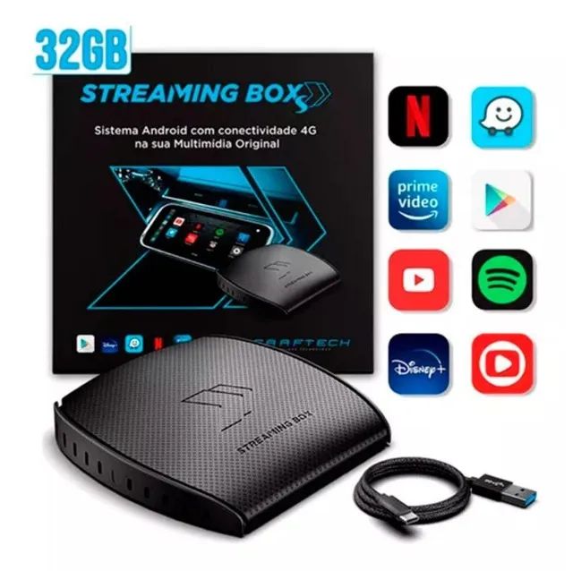 Streaming Box Light Faaftech 3GB RAM 32GB Android 4G CarPlay Original - Foto 3