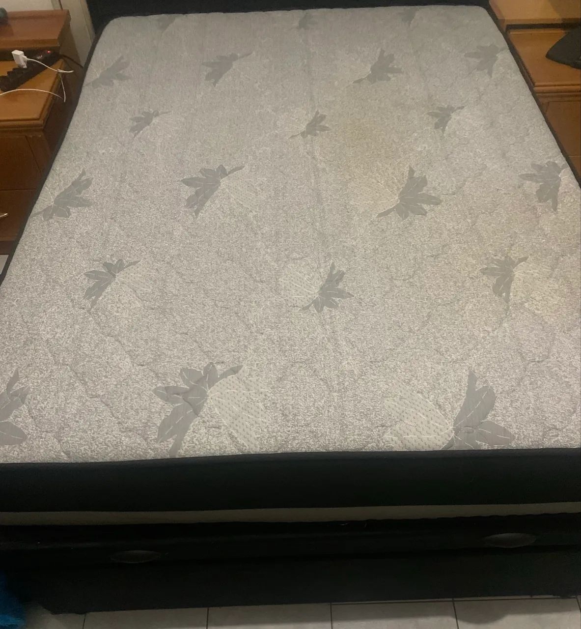 Cama box baú com cabeceira com colchão - Foto 3