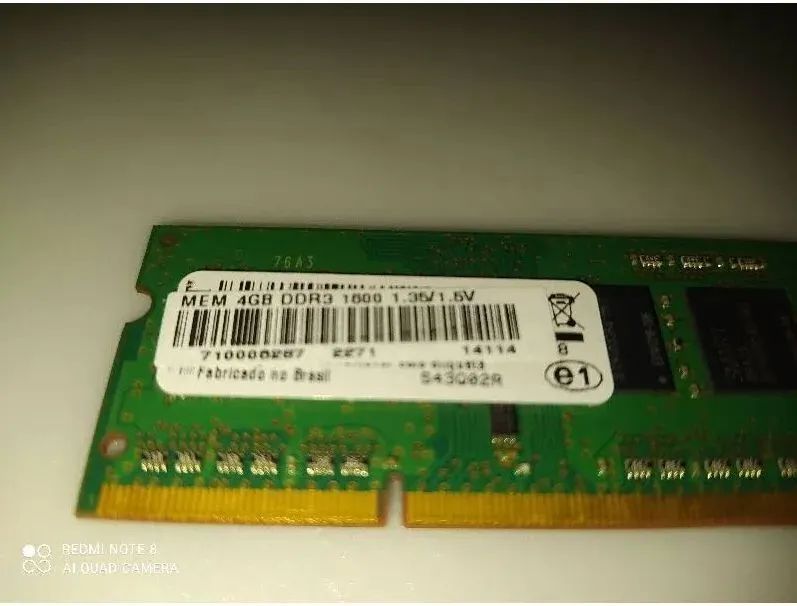 4gb Memória ddr3 notebook 