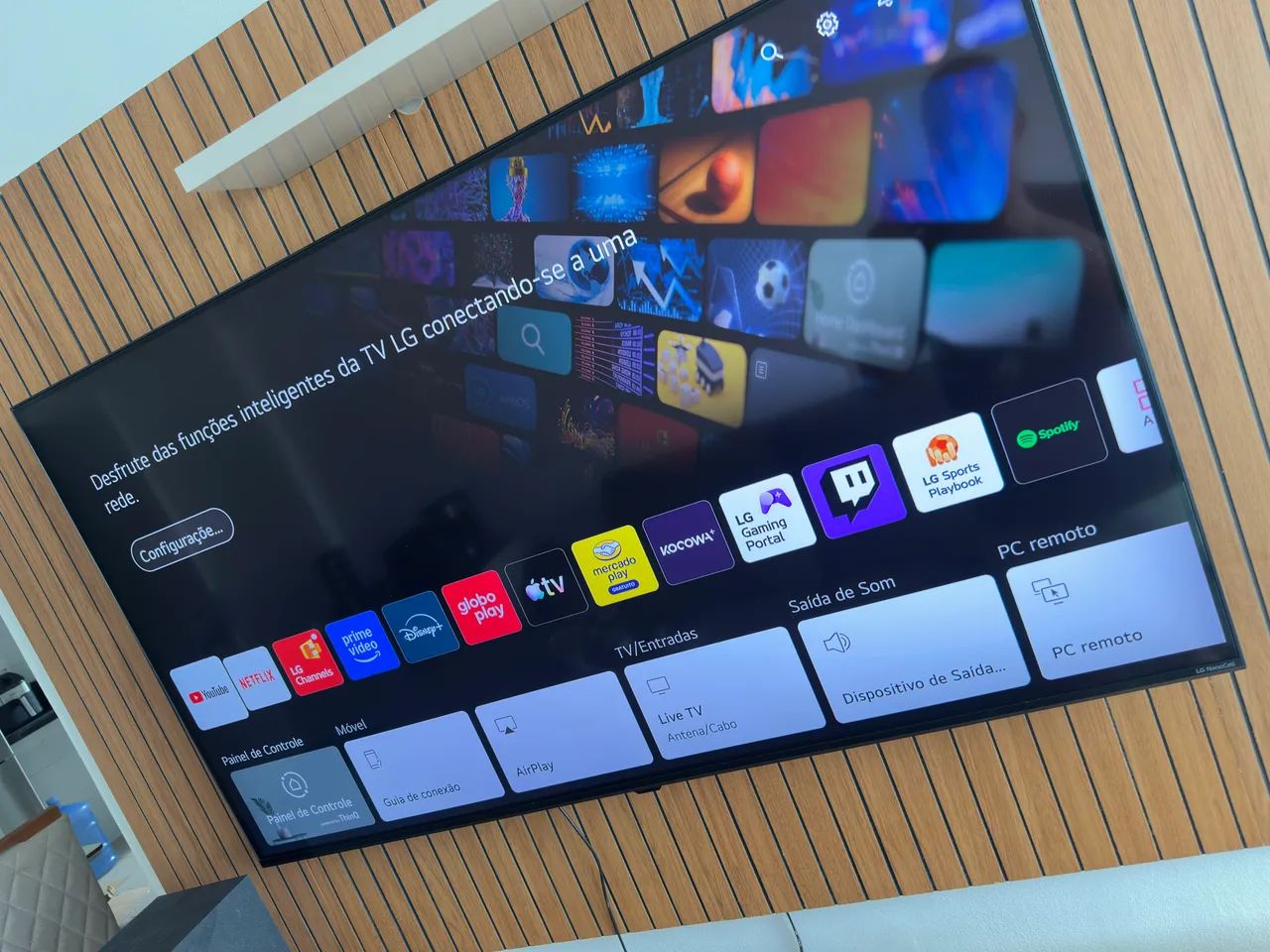 TV LG Nanocell 55 polegadas 4K