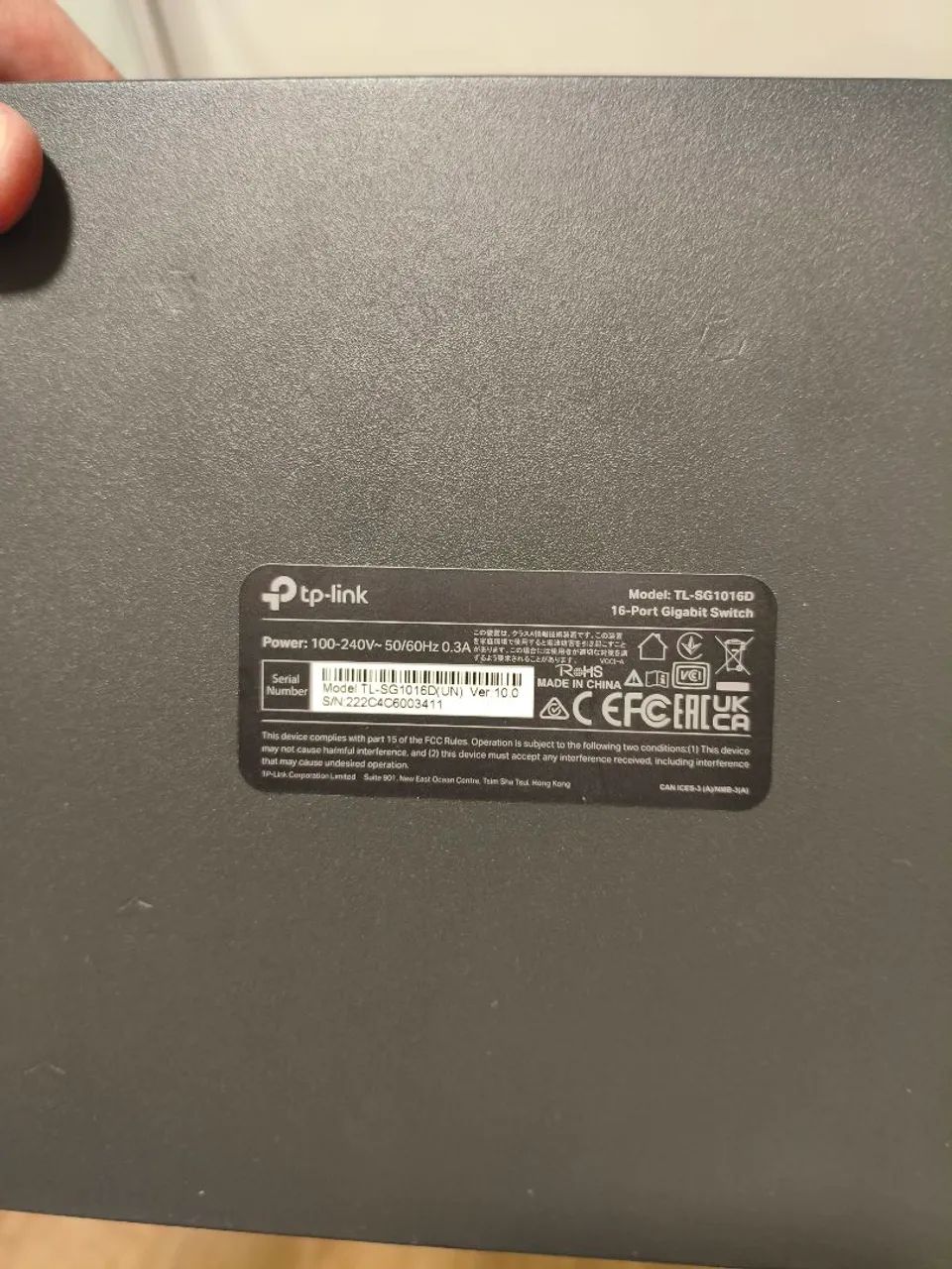 Switch TP-Link TL-SG1016D (Versão 10.0) - Foto 2