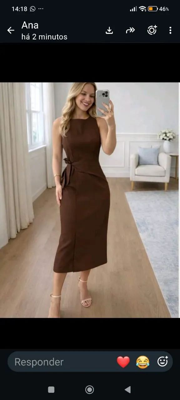Vestido avental 
