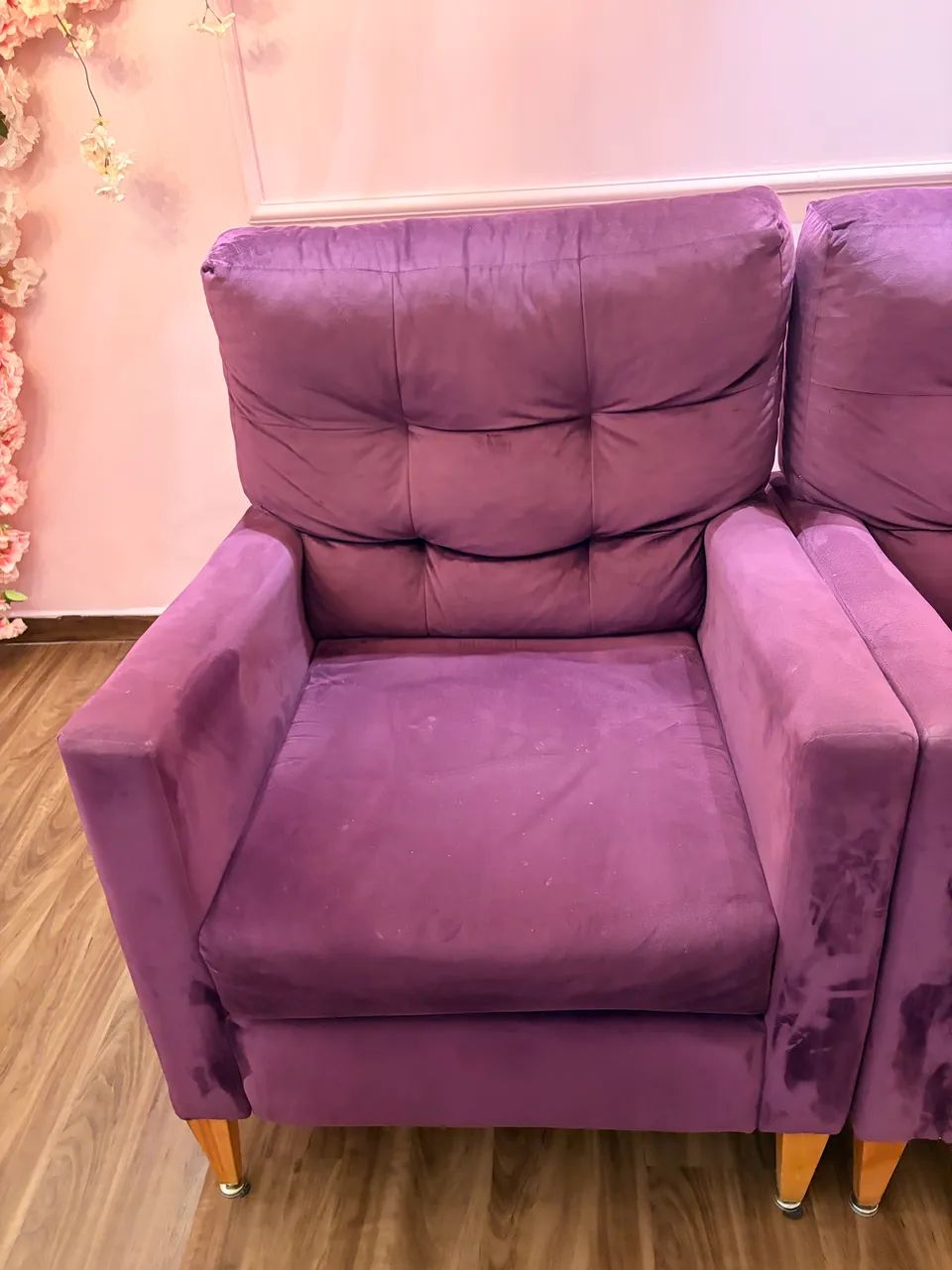 Poltronas veludo  - Foto 3