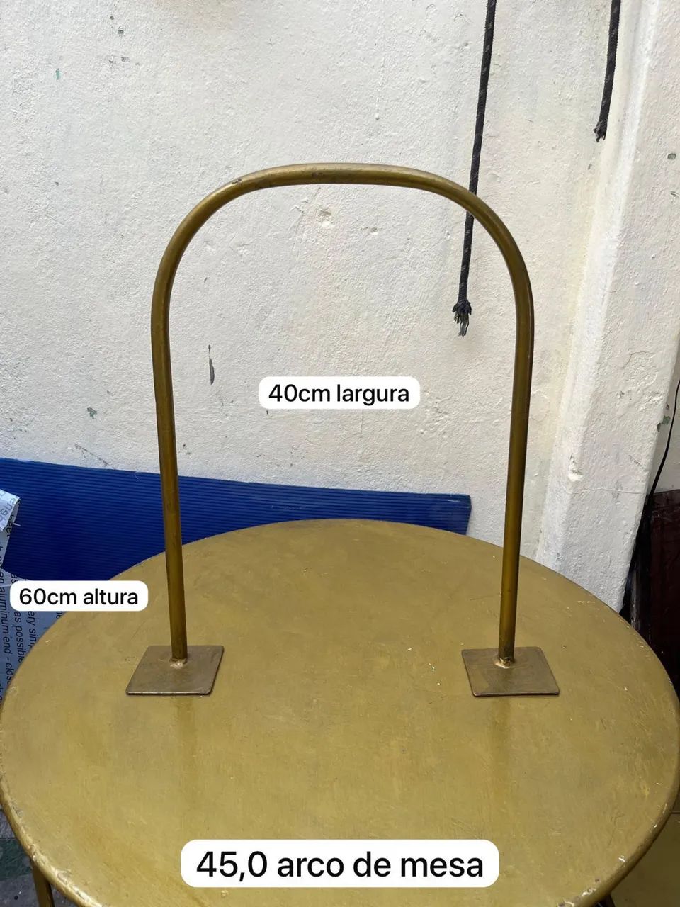 MINI ARCO DE FERRO PARA MESA - 1- 44cm X 60cm e 2- 40cm X 60cm - Foto 2