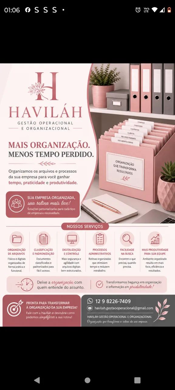 Organização de arquivos em geral 