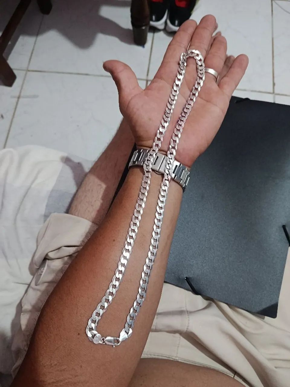 Cordão prata 925