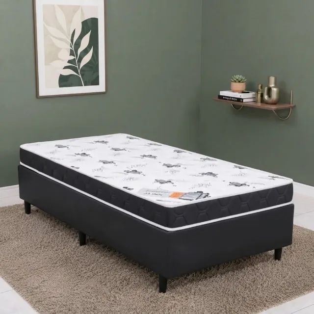 PROMOÇÃO Base com colchão de solteiro 