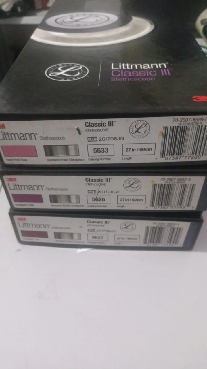 ESTETOSCÓPIO 3M LITTMANN CLASSIC III ORIGINAL - Foto 4