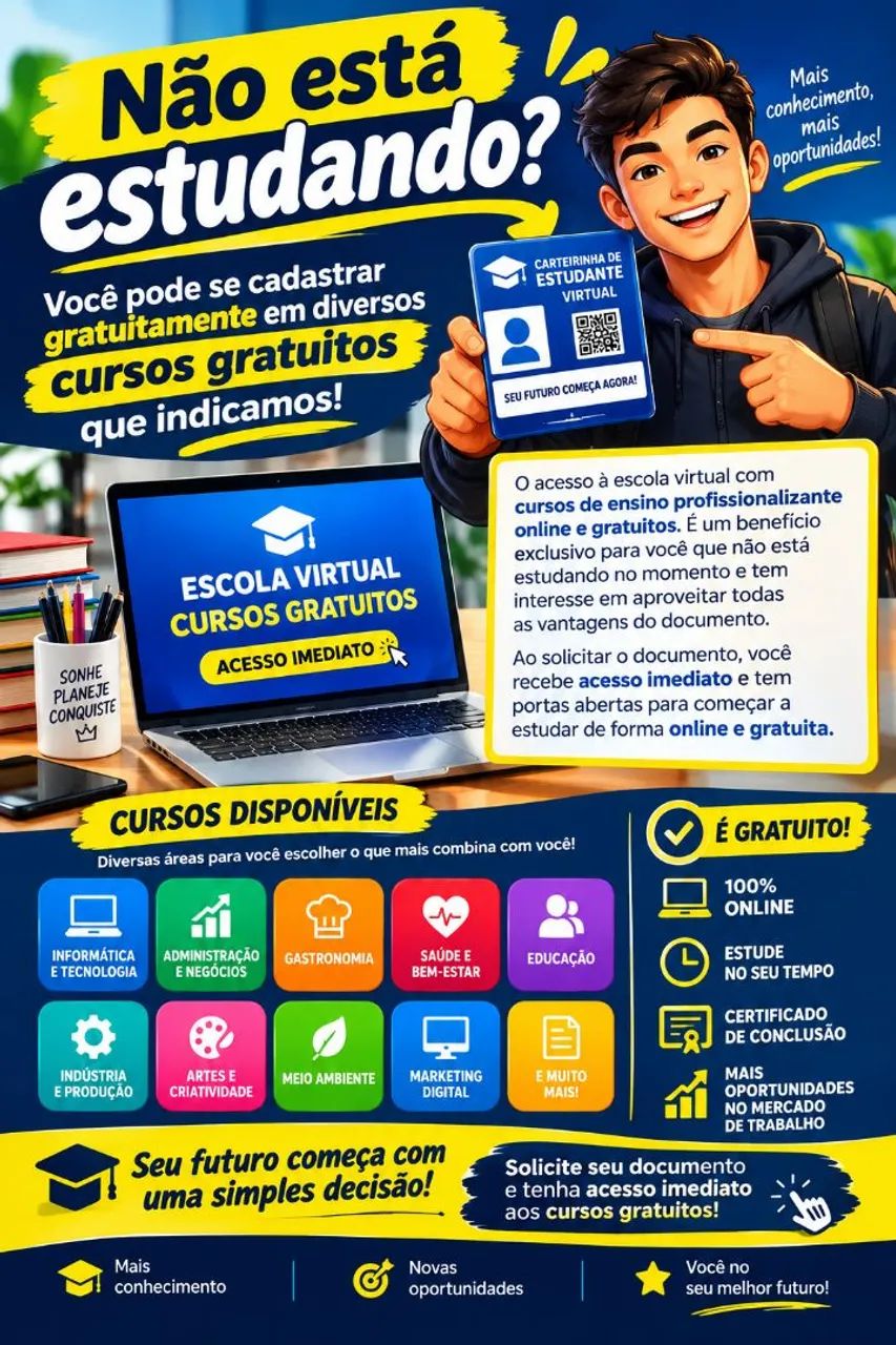 Carteirinha estudantil digital  - Foto 2