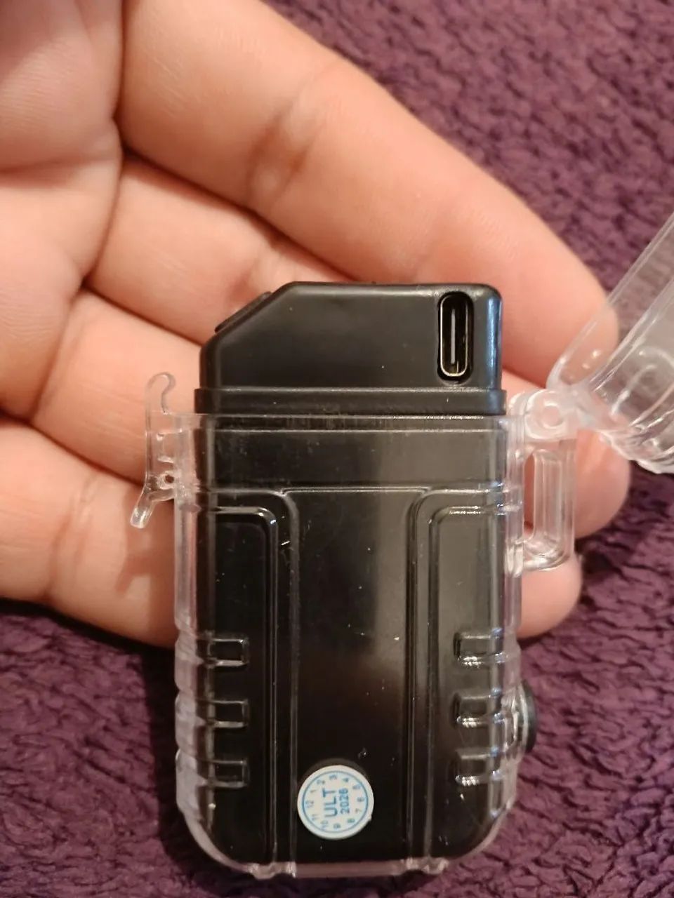 Isqueiro lanterna LED USB  - Foto 5
