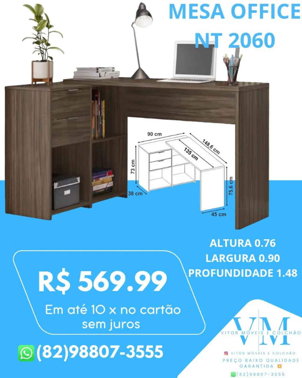 PROMOÇÃO DE ESCRIVANINHA APARTI DE  - Foto 5