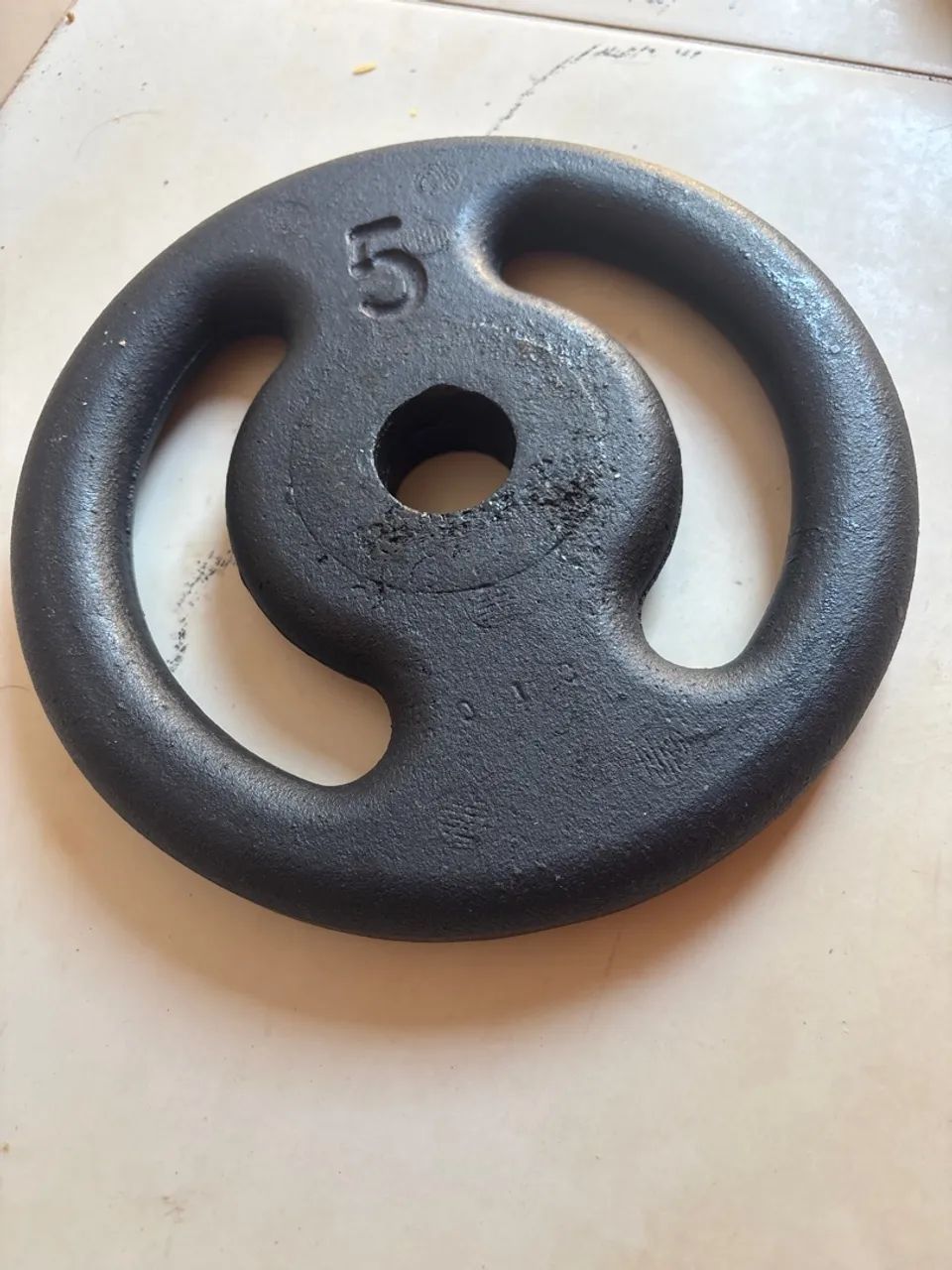 Par de halter e anilha - Foto 3