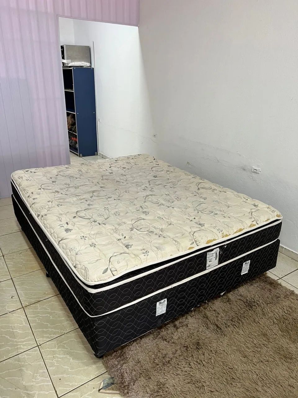 Cama BOX QUEEN Base Dupla Colchão de Espuma Macio - Entrega Grátis  - Foto 2