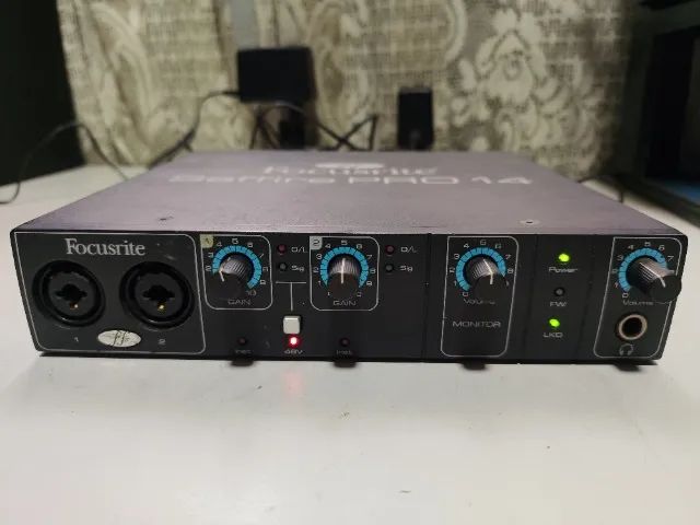 Interface Focusrite Firewire Saffire Pro 14 Bom Estado Sem Teste