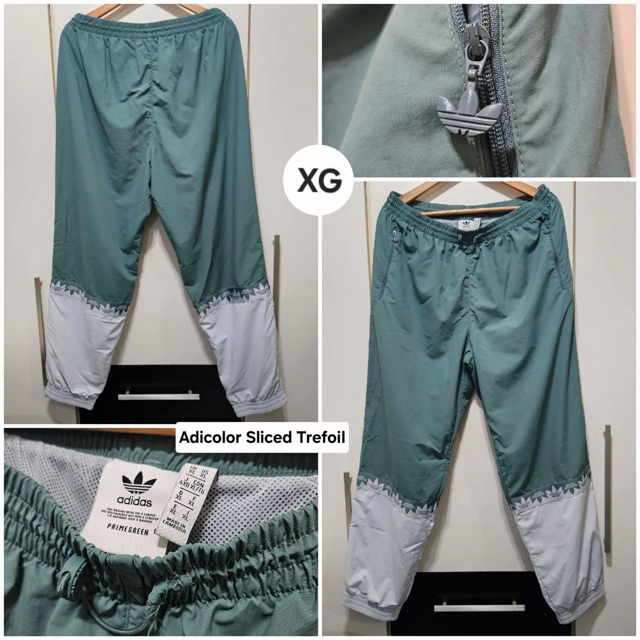 Calça XG ADIDAS Adicolor Sliced Trefoil - Foto 5