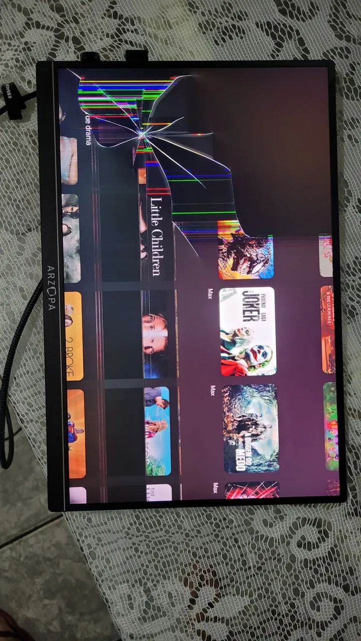 Monitor 2k obs:com tela com defeito  - Foto 4