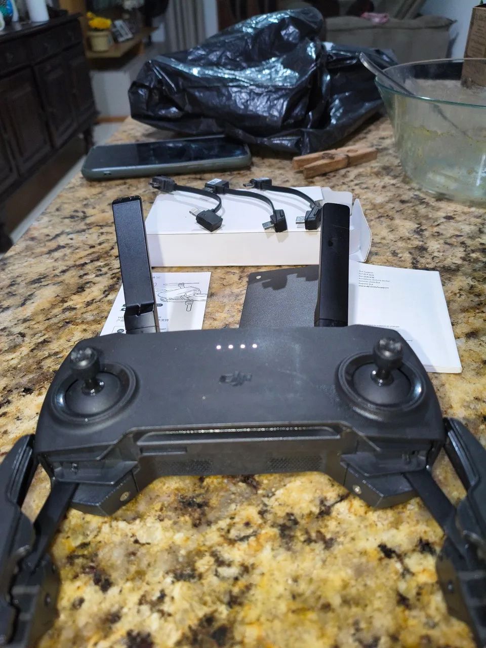 Controle Dji + cabos originais Mini SE - Foto 5