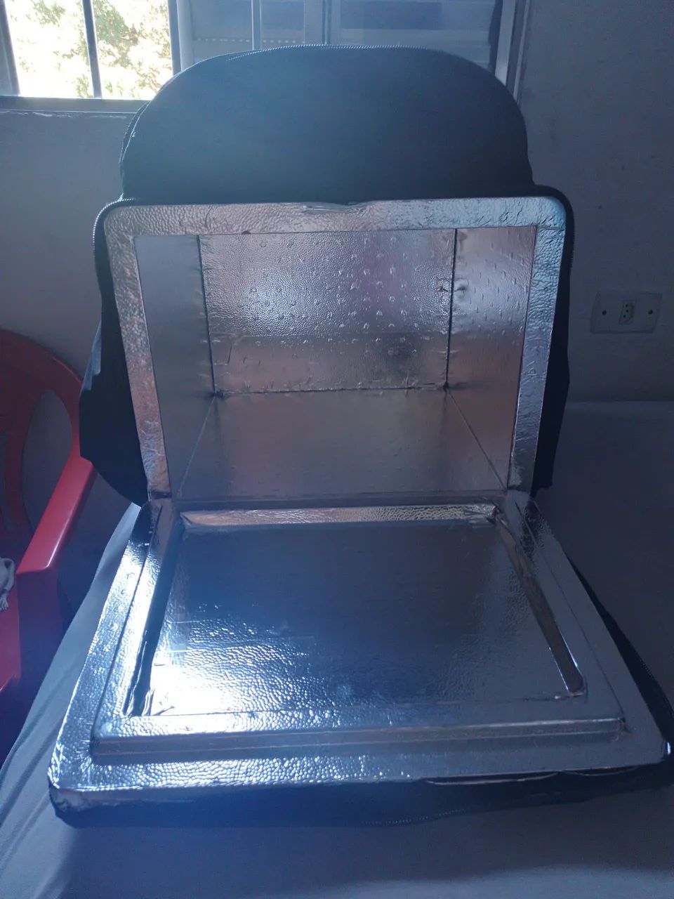 Mochila/bag para entrega com isopor nunca usada 