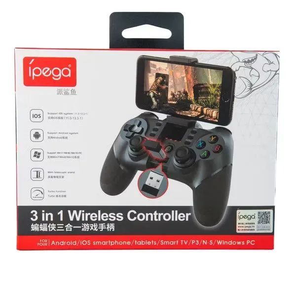 Controle Bluetooth Ípega 3 em 1 Sem Fio - Android, iOS, PC, PS3 e Smart TV - Foto 4