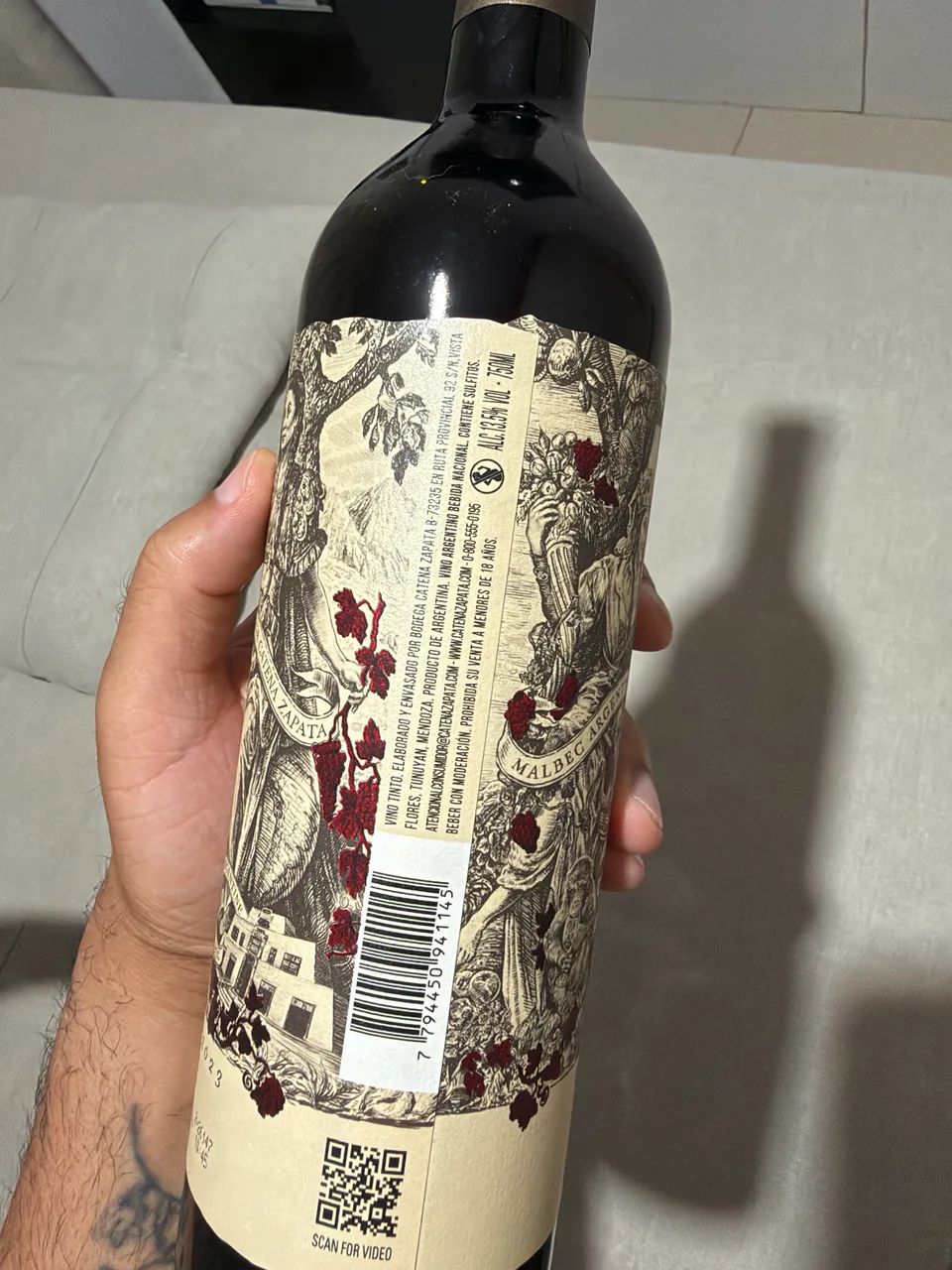 Vinho Catena Zapata Malbec original 2023 - Foto 2