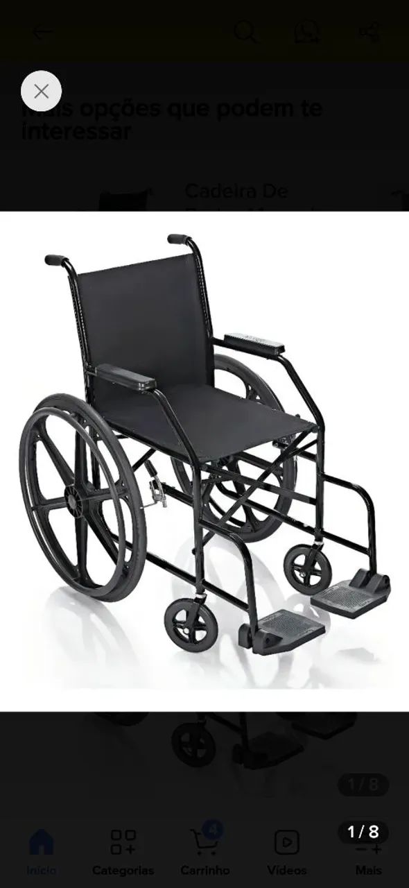 Cadeira de Rodas R$569,00  - Foto 4