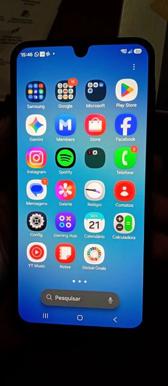 Vendo celular novo a17 128 GB 