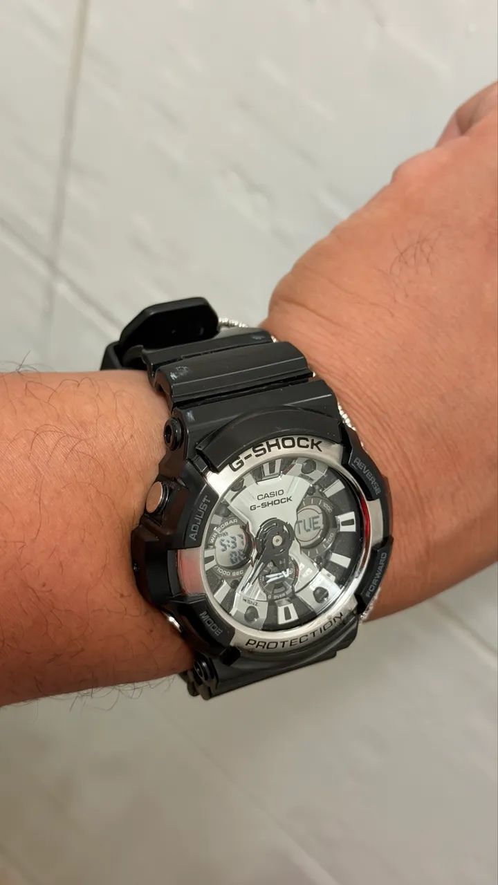 Relógio Casio G-Shock GA-200BW-1ADR - Foto 3