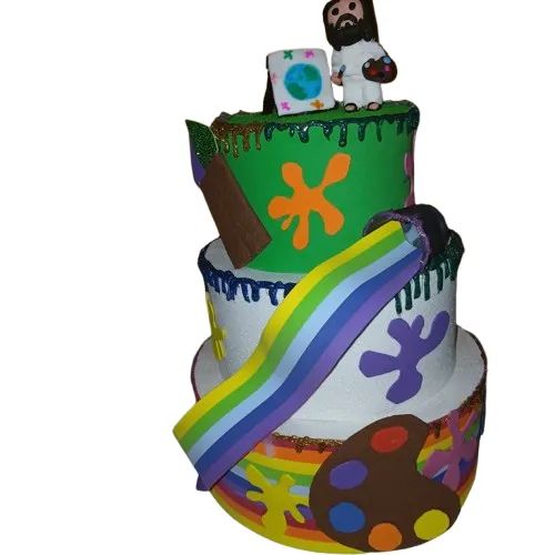 bolo para decoração fake 