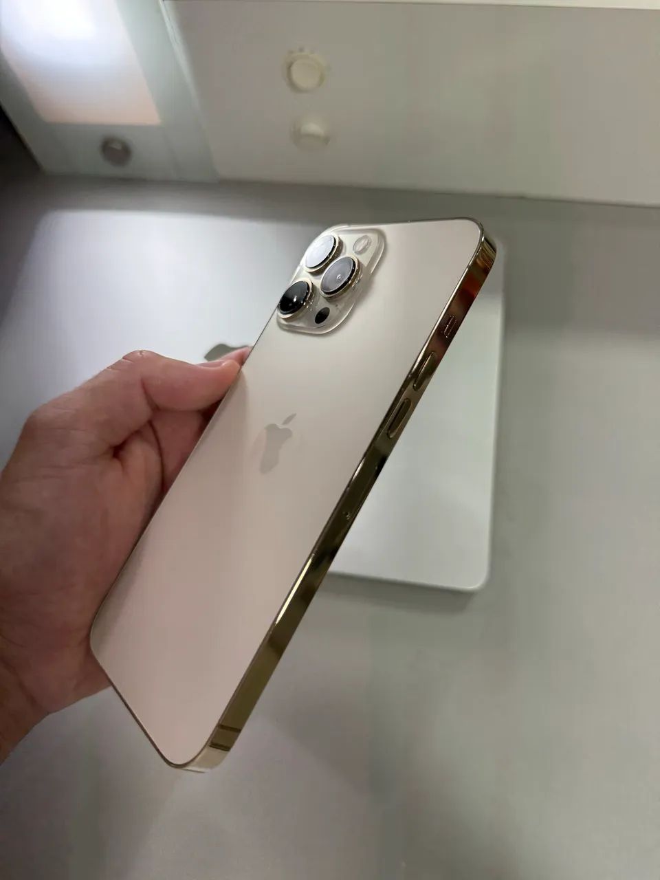 iPhone 13 Pro Max 256GB Gold - Impecável - Foto 4