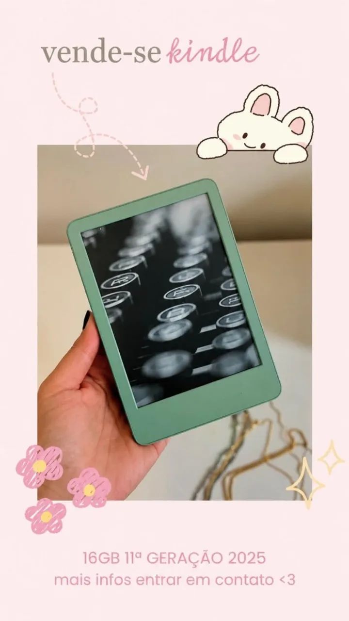 Kindle 11ª geração - 16GB - Verde-água | Semi novo - Tablets e E