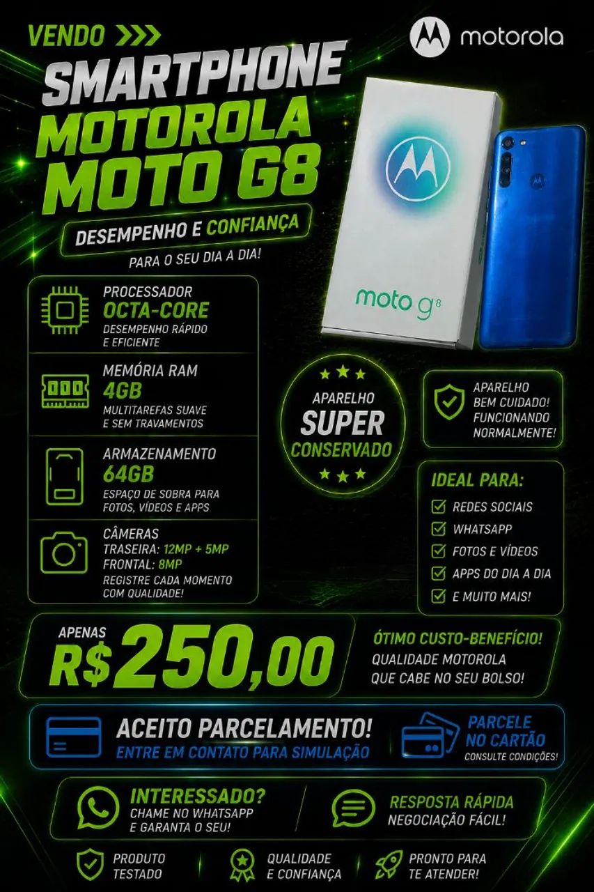 Celular Moto G8