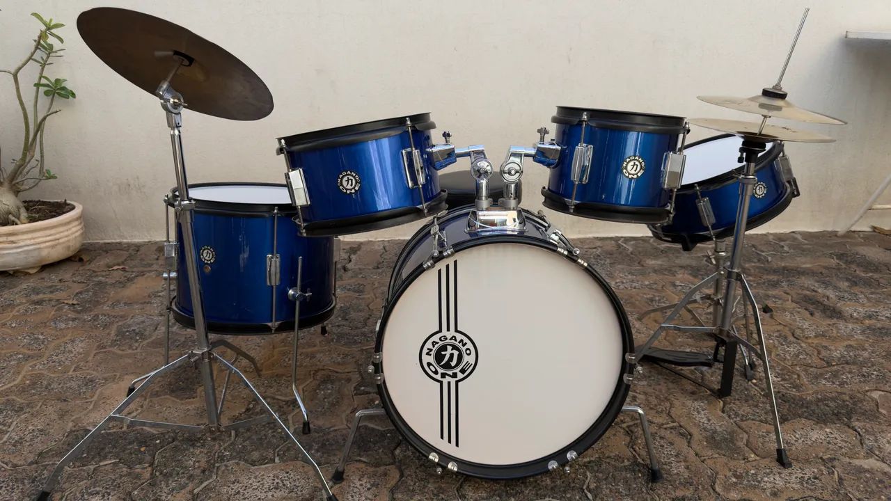 BATERIA INFANTIL NAGANO ONE AZUL - Foto 2
