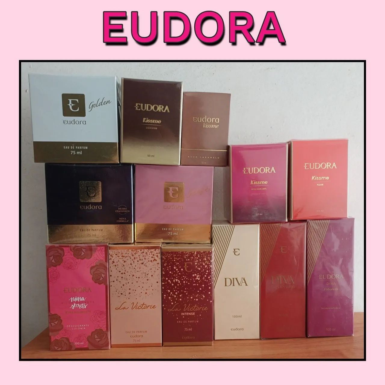 Eudora femininos (De 84 a 198) Lyra, Diva, perfume Eudora Rosé 
