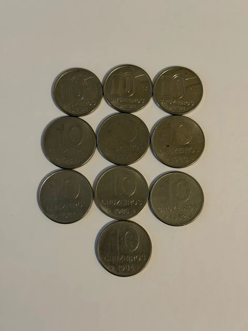 Lote com Moedas- 10 Cruzeiros , Ano Diversos - Foto 2