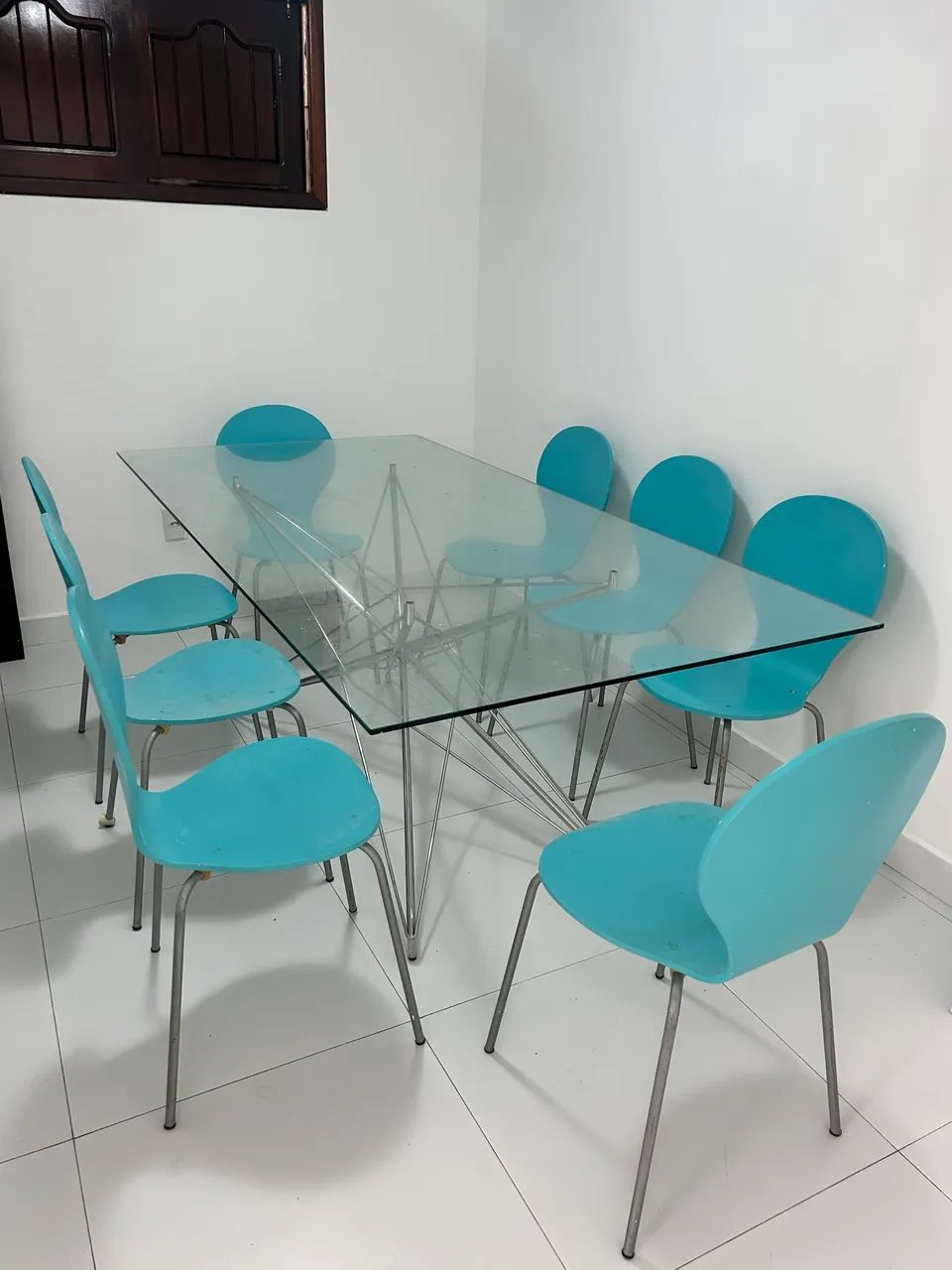 VENDO CONJUNTO DE MESA DE JANTAR + 8 CADEIRAS  - Foto 3