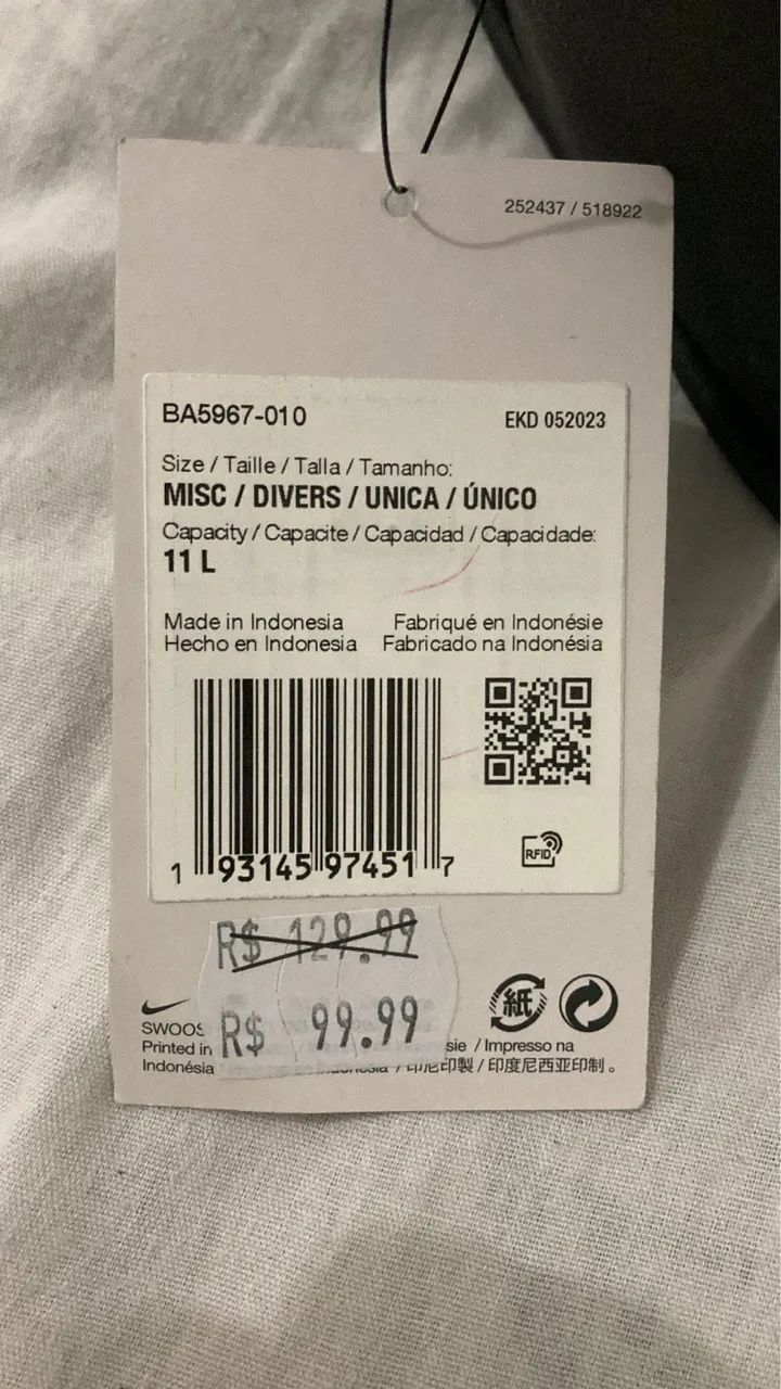 BAG Nike original nunca usada  - Foto 5